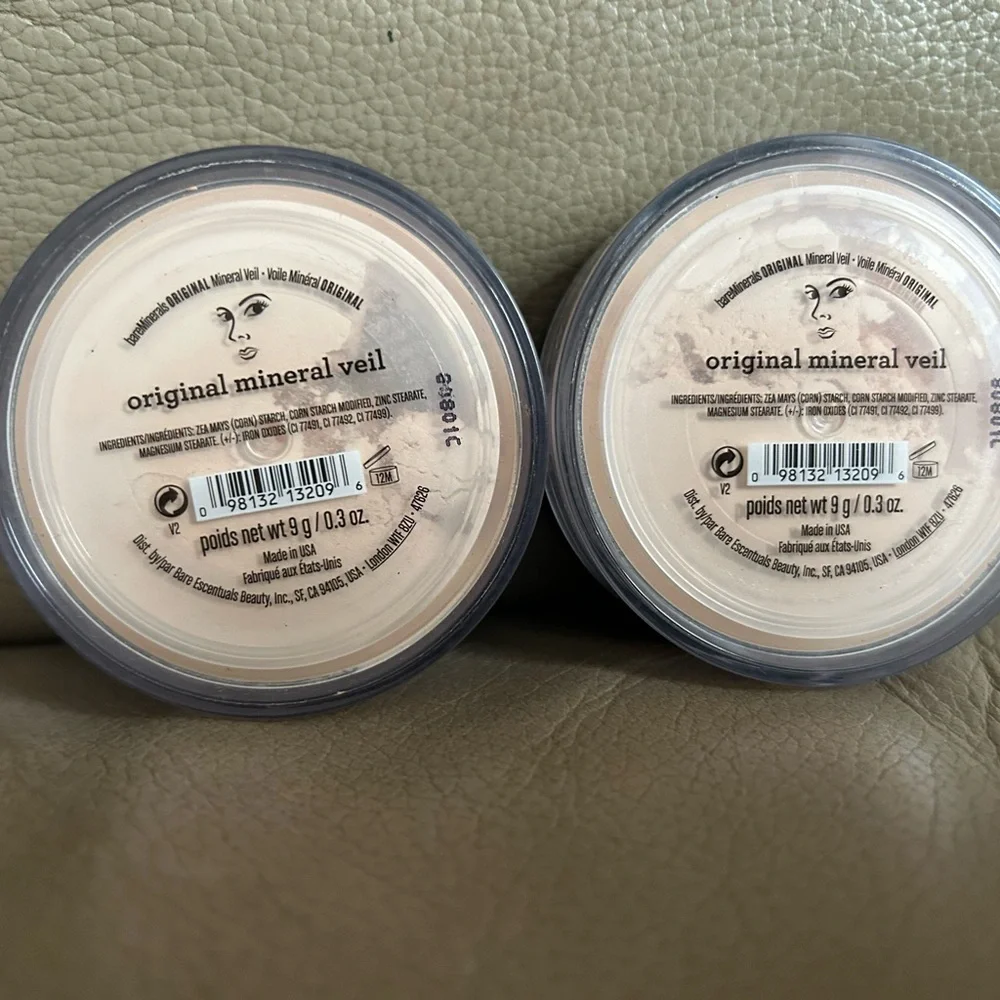 BareMinerals Original Mineral Veil 9g/0.3oz Full Size Lot Of 2 NEW